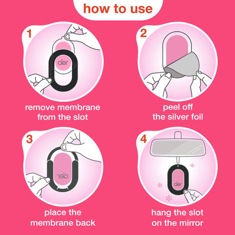 Godrej Aer O - Hanging Car Air Freshener - Rose Blossom