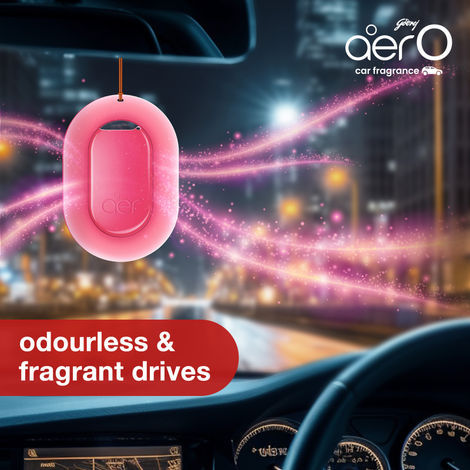 Godrej Aer O - Hanging Car Air Freshener - Rose Blossom