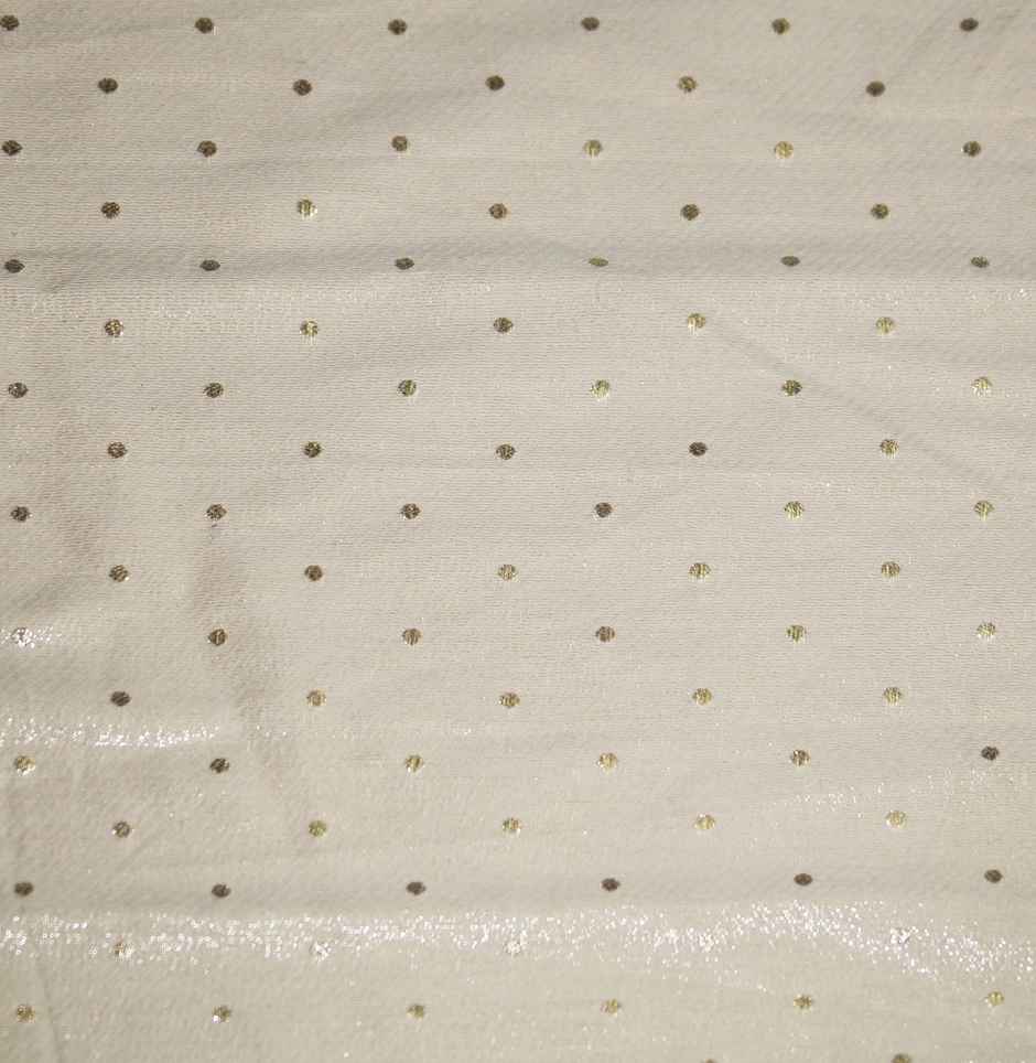 Lushomes Table Runner - Golden and Cream Silk | For 6 Seater Dining Table | 12 x 70 inch