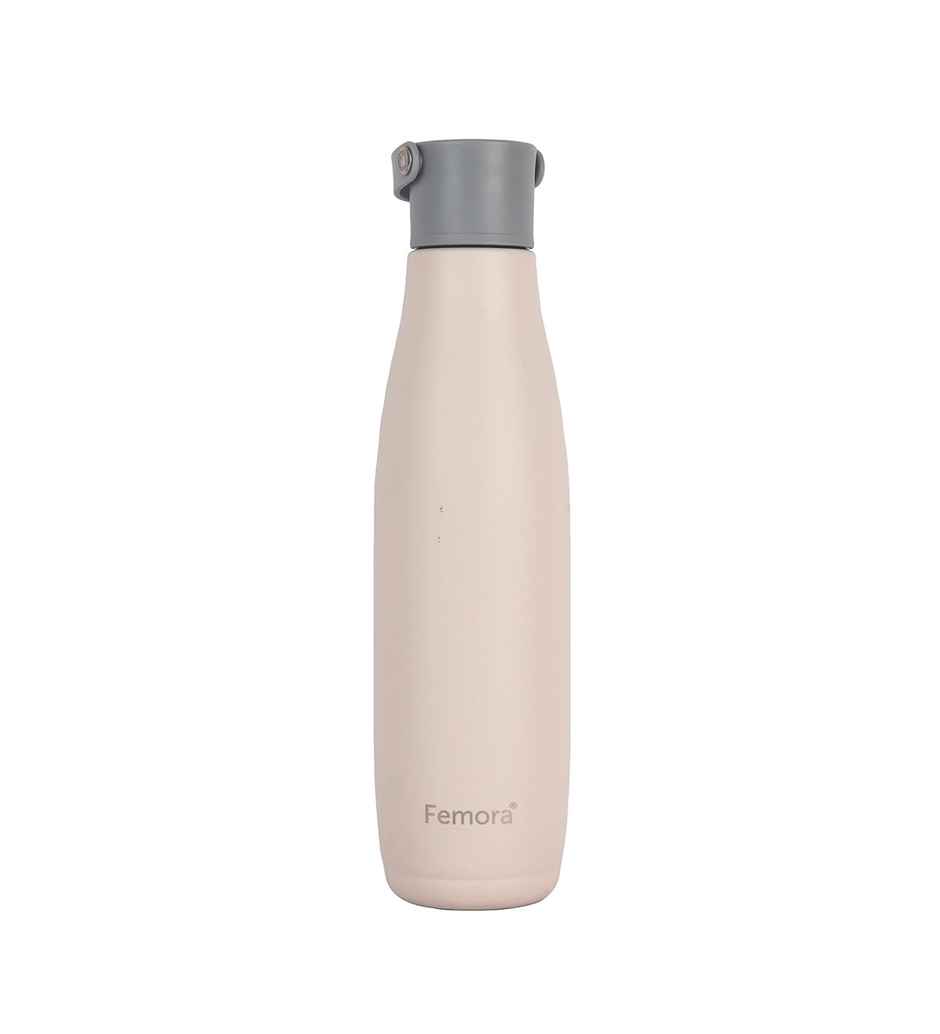 Femora Thermo Stainless Steel | Insulated Bottle 700 ml Pastle Grey