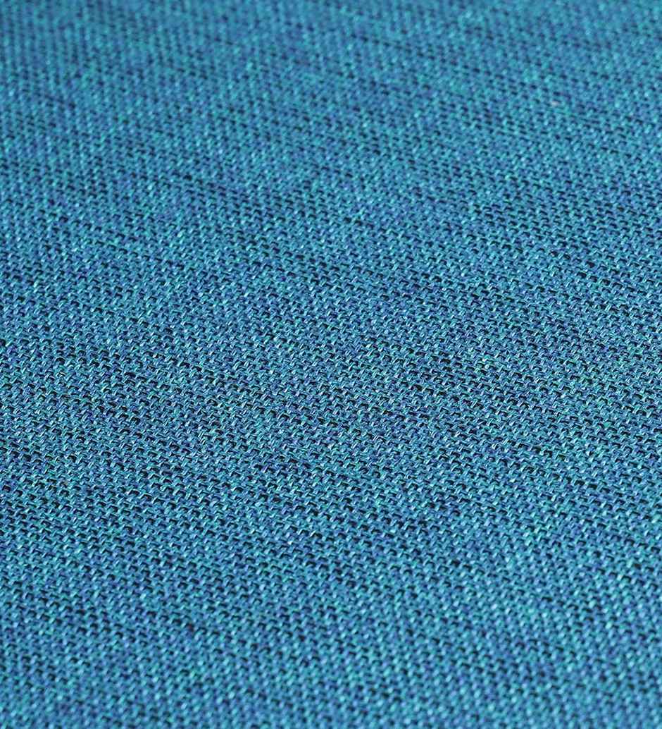 Casacraft by Pepperfry Aqua Jute Table Cloth Dining Table Cover | 40x40 in