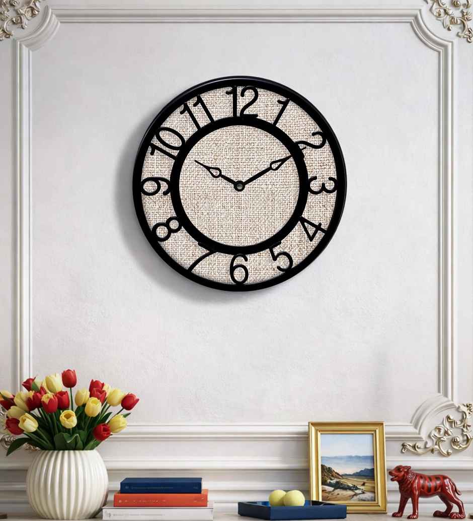 Casacraft by Pepperfry Contemporary 8 Inch Plastic Wall Clock
