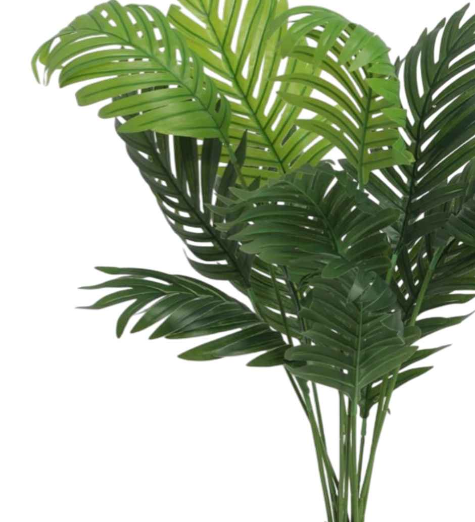 CasaCraft Pepperfry Artificial Areca Palm Natural Looking Indoor Plant 12 Leaves for Home Decor