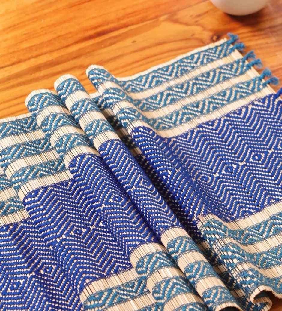 Casacraft by Pepperfry Grass Table Runner | Dining Table Runner | Multicolor | 31 x 152 cm
