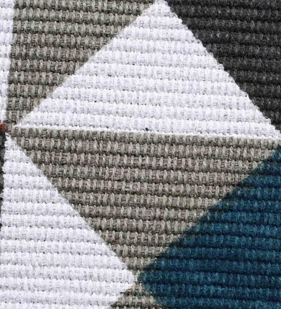 Casacraft by Pepperfry Hand Woven Runner 72 x 20 Inches | Geometric, Striped | Multicolor