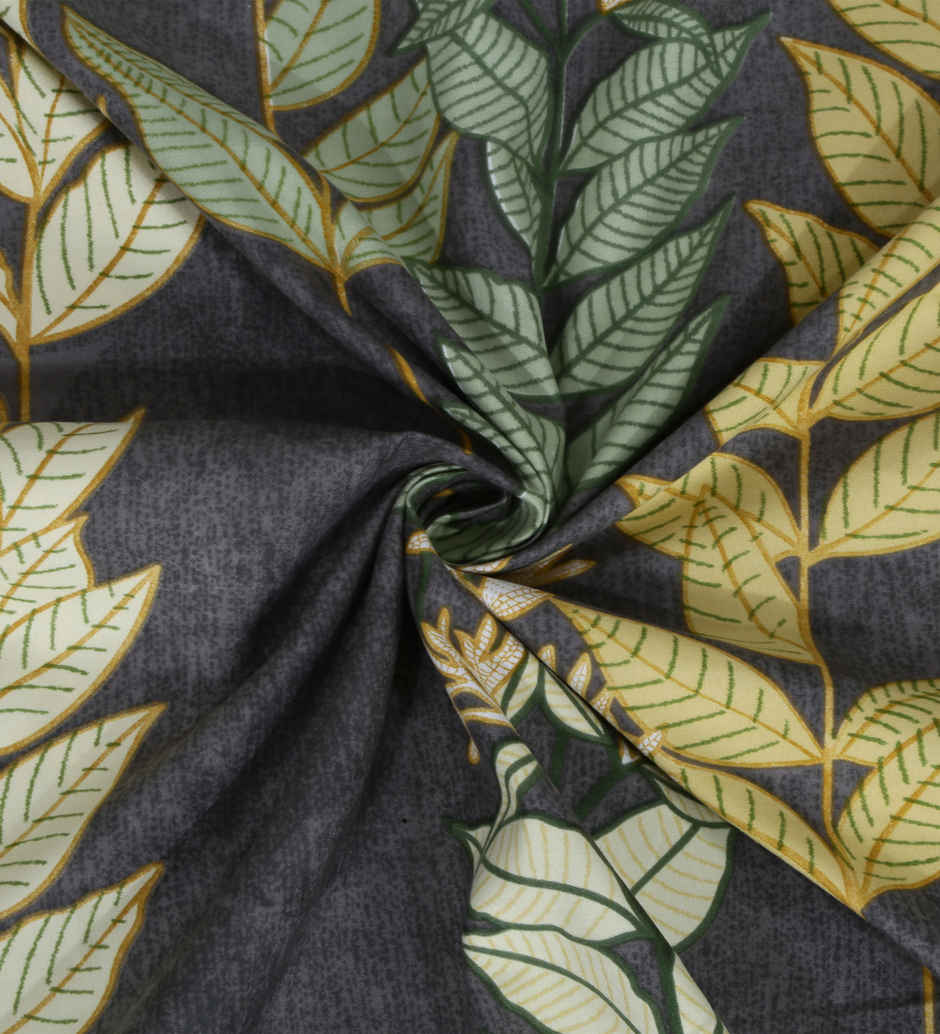 Casacraft by Pepperfry Cotton Blend Table Cloth | Dining Table Cover | Grey | 10 x 10 cm
