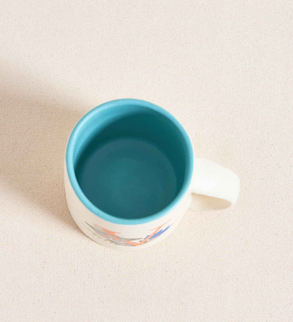 Chumbak V Alphabet Mug Ceramic | 300 ml