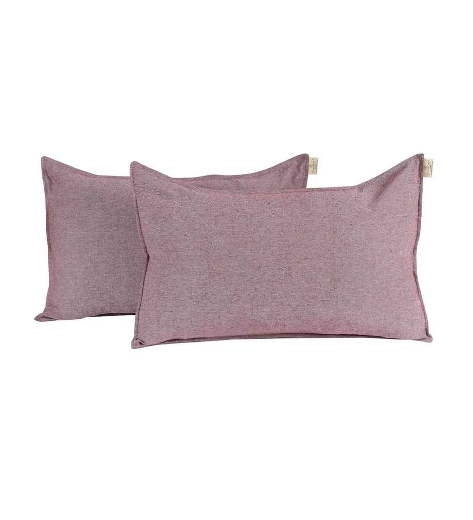 Casacraft Pepperfry Bedding Sets Chico Wine 210Tc Cotton Blanket With 1 Bedsheet & 2 Pillow Cover