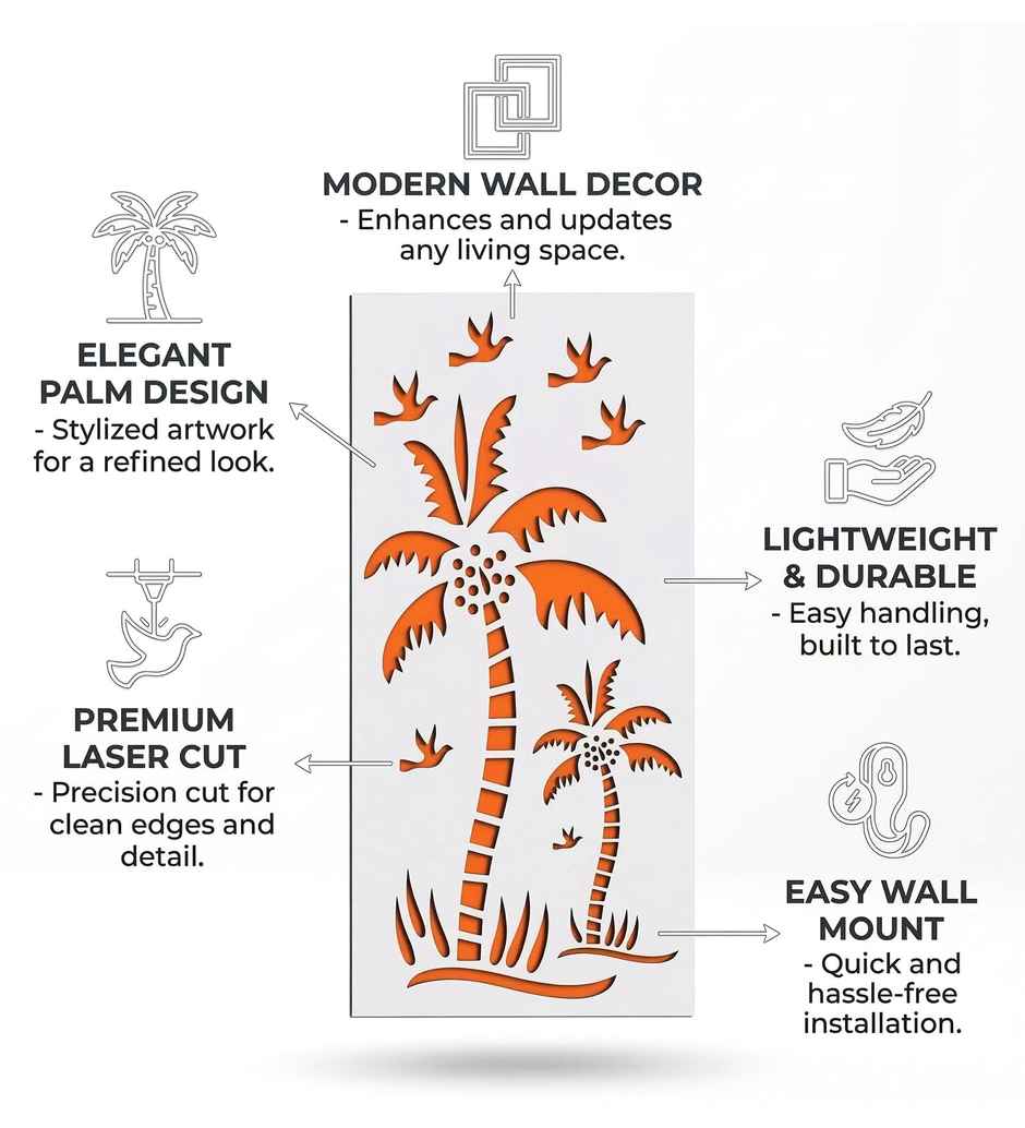 Casacraft From Pepperfry Laser Cut Design Carving Mdf Floral Wall Art