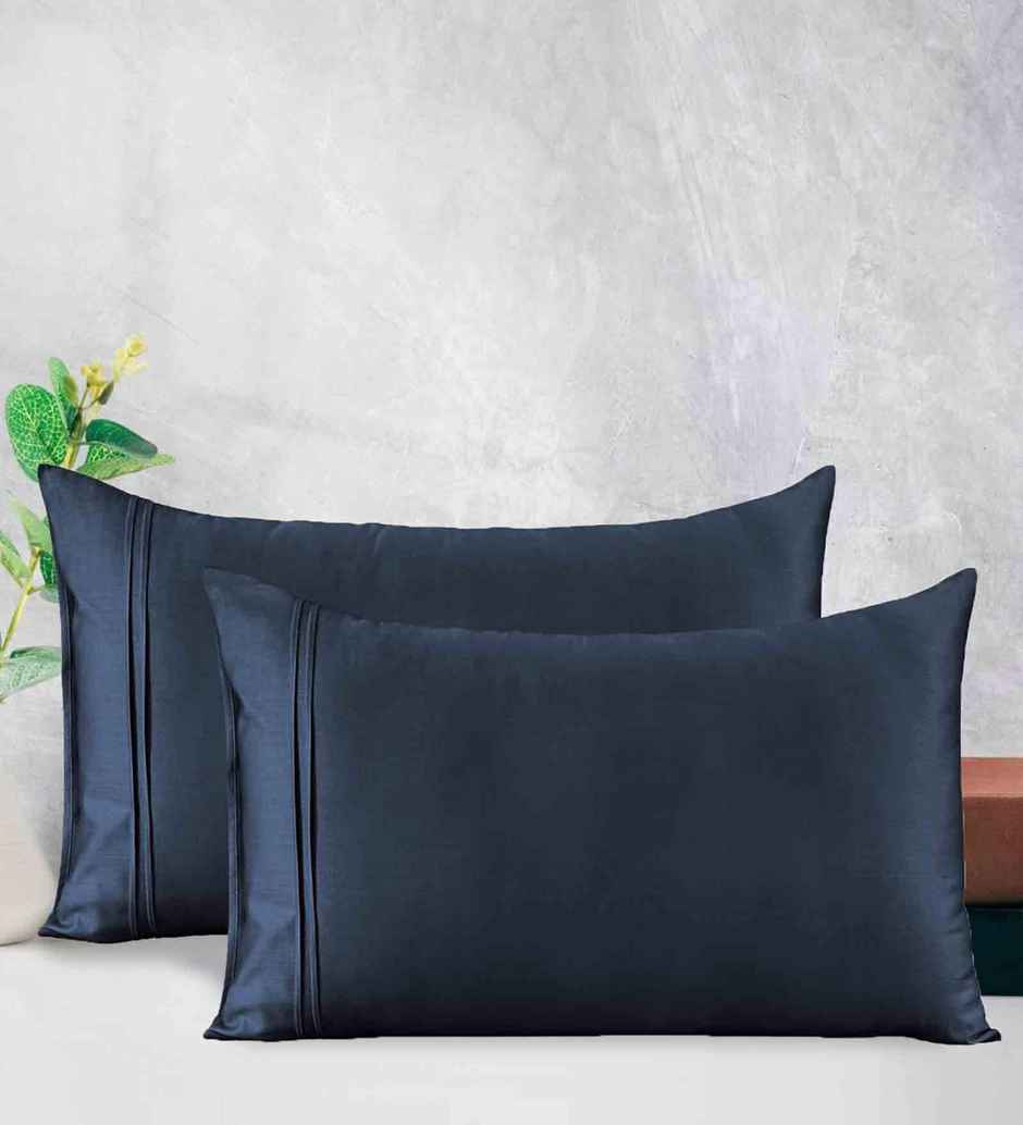 Casacraft by Pepperfry Pillow Cover | Satin | 400 TC