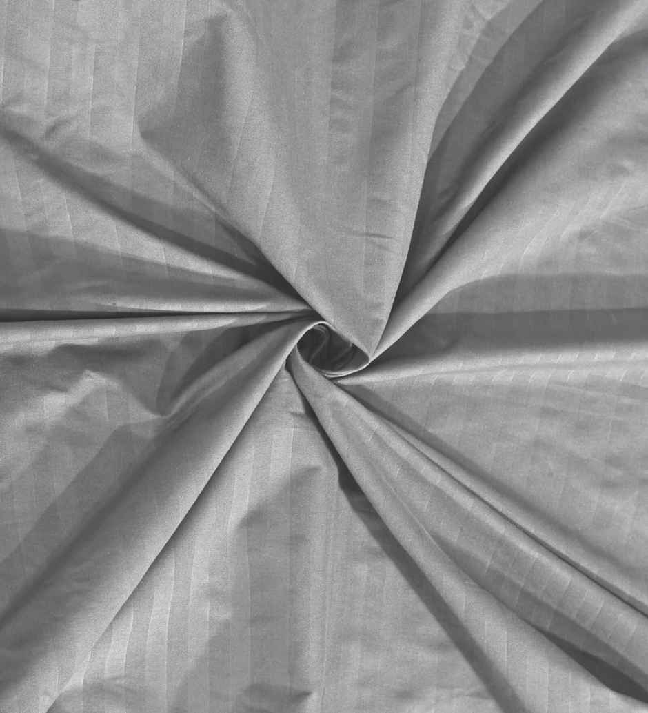 Casacraft by Pepperfry Cotton Blend Table Cloth | Dining Table Cover | Grey | 72 x 52 inches