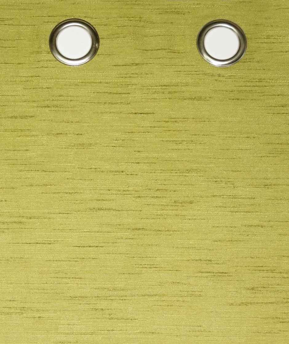 Lushomes Faux Silk Door Curtain - Green | 9 ft | 4.5 x 9 ft | 54 x 108 inch