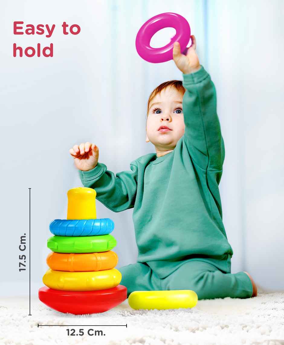 Play Nation Classic Stacking Rings - 5 Rings