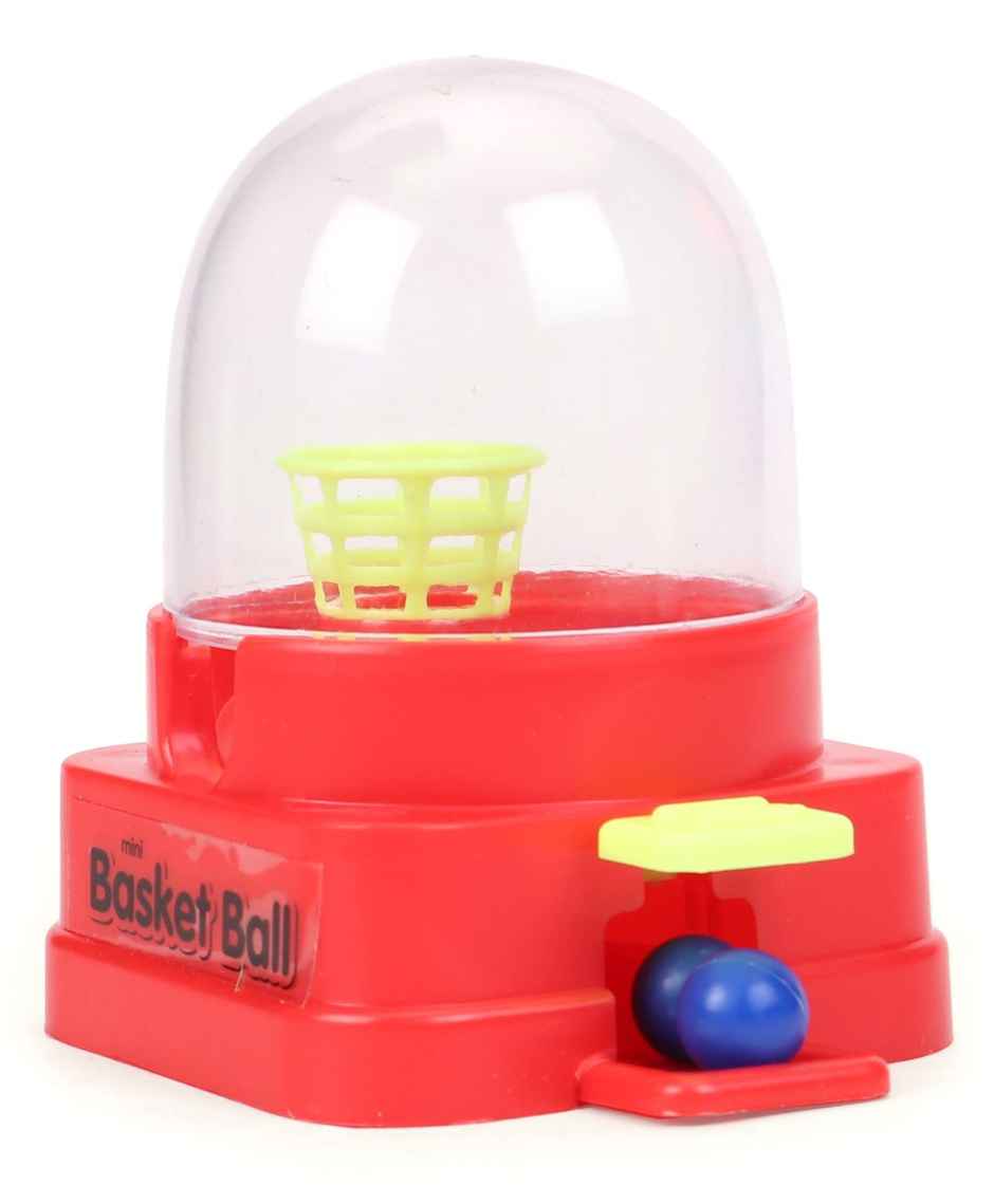 Storio Mini Basketball Game | Tabletop Basketball Toy - Yellow