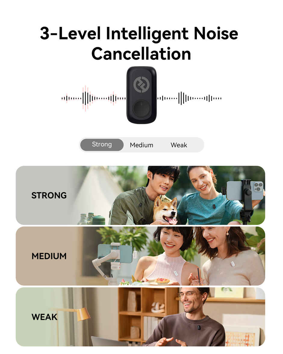 Hollyland Lark A1 Duo Wireless Microphone | Black