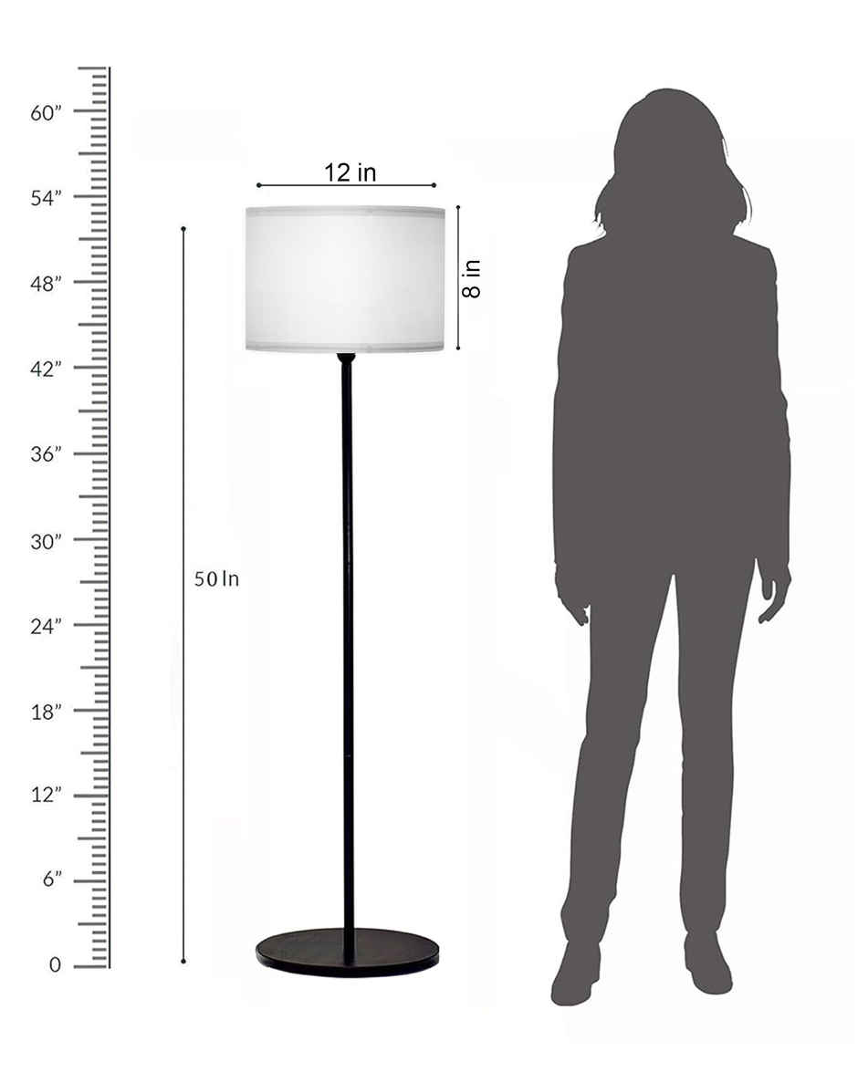 Homesake Modern Floor Lamp | Mid-Century Pole Lamp Light for Living Room | Bedroom Room Office