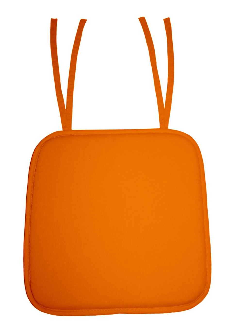 Lushomes Reversible Chair Pads - Orange | 15 x 15 inch