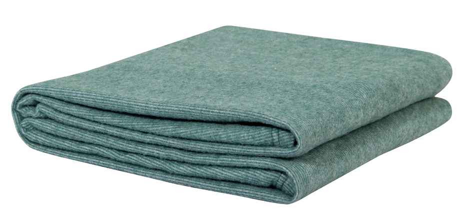 Dream Living 110 GSM Pollar Single Bed Blanket | Green - 120 cm x 220 cm