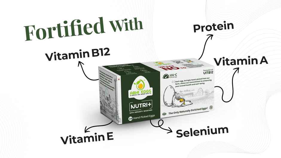Abhi Nutri + White Eggs With Immunity Boosters