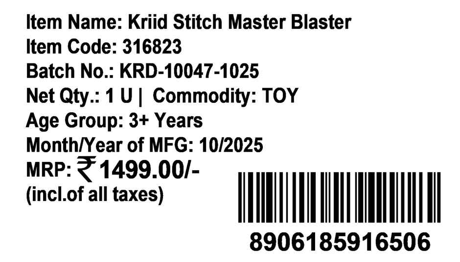 Kriiddaank Stitch Master Blaster