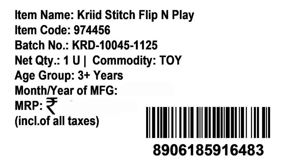 Kriiddaank Stitch Flip N Play