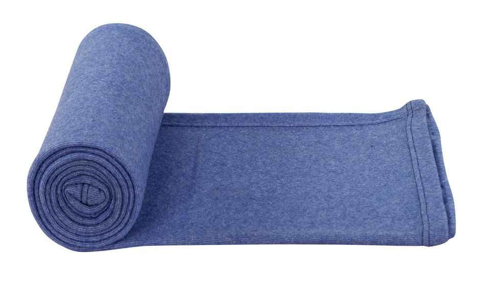 Dream Living 110 GSM Polar Single Bed Blanket | Blue - 120 cm x 220 cm