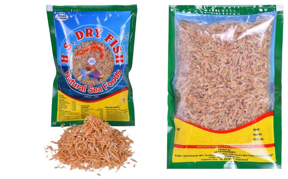 H.S Dry Prawns Small(Kooni)