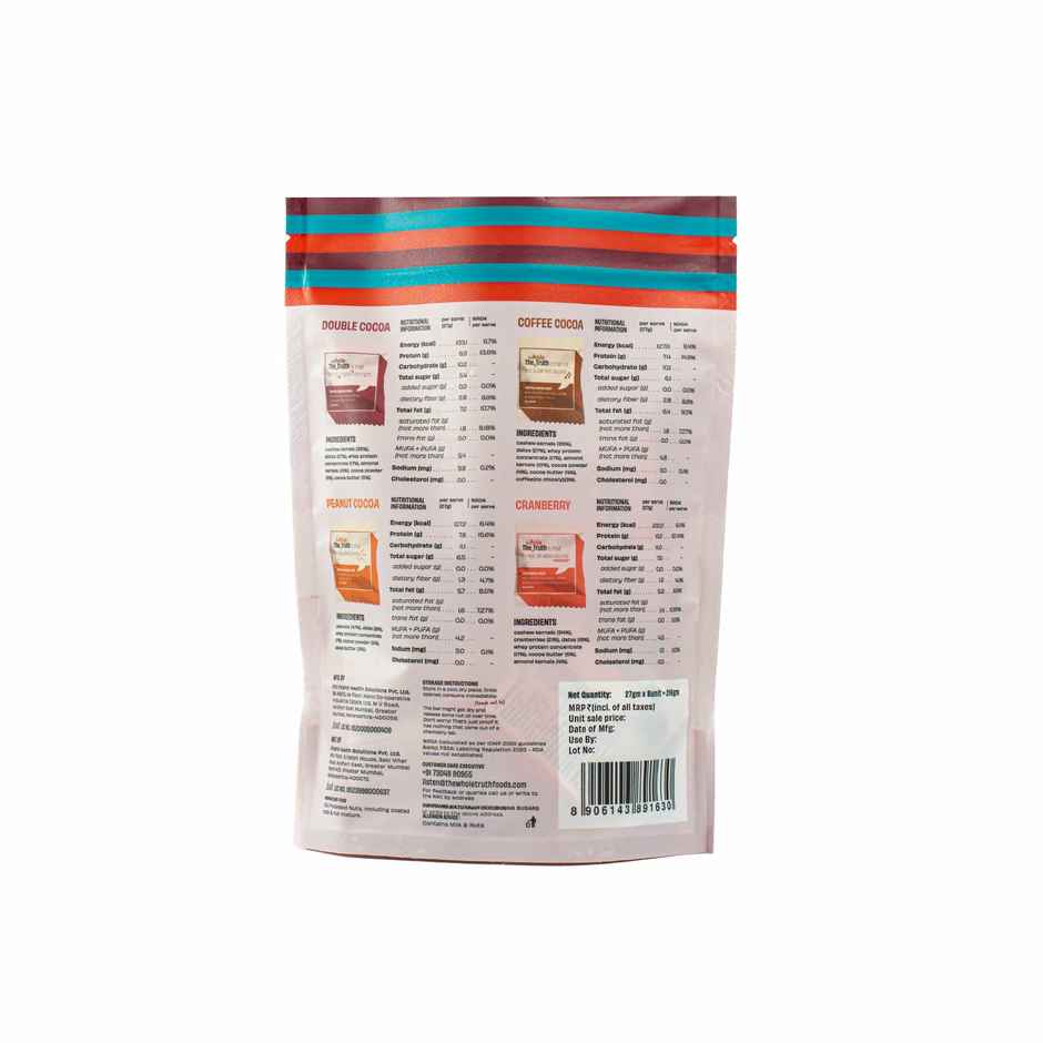 The Whole Truth Mini Protein Bars - Assorted - Pack Of 8