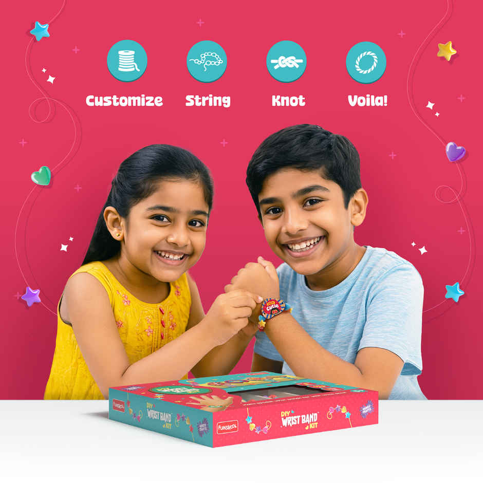 Funskool DIY Wrist Band Kit Arts and Crafts Set