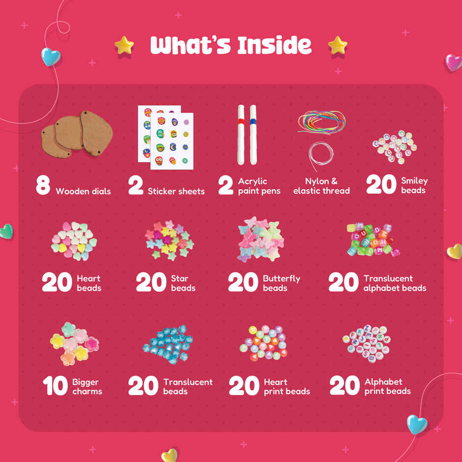 Funskool DIY Wrist Band Kit Arts and Crafts Set