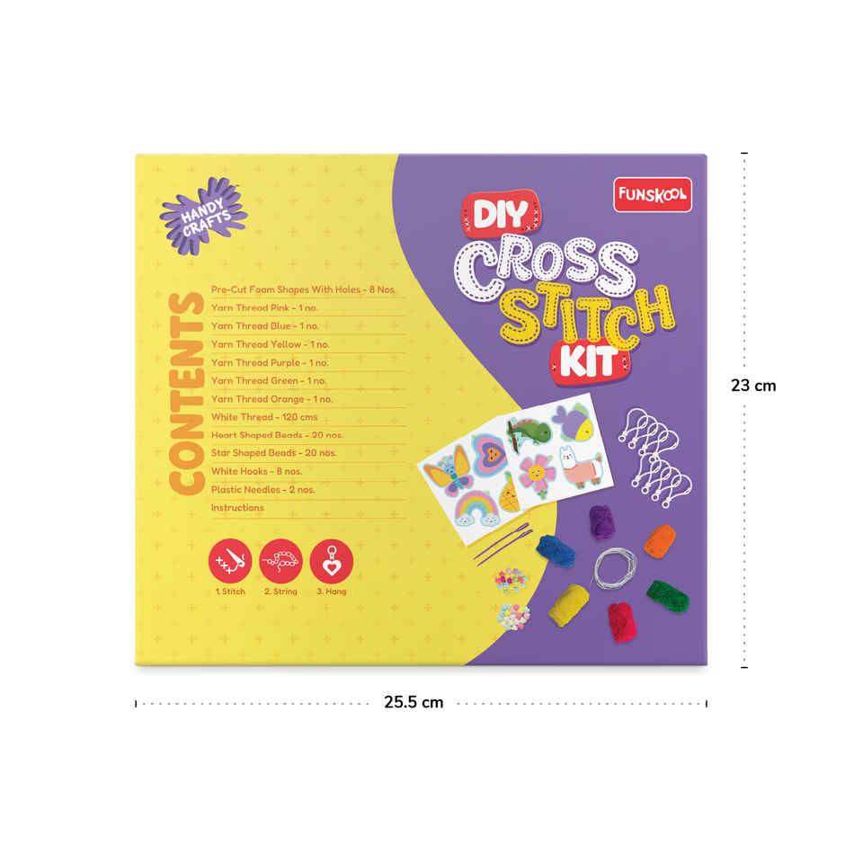 Funskool Diy Cross Stitch Kit 9020400