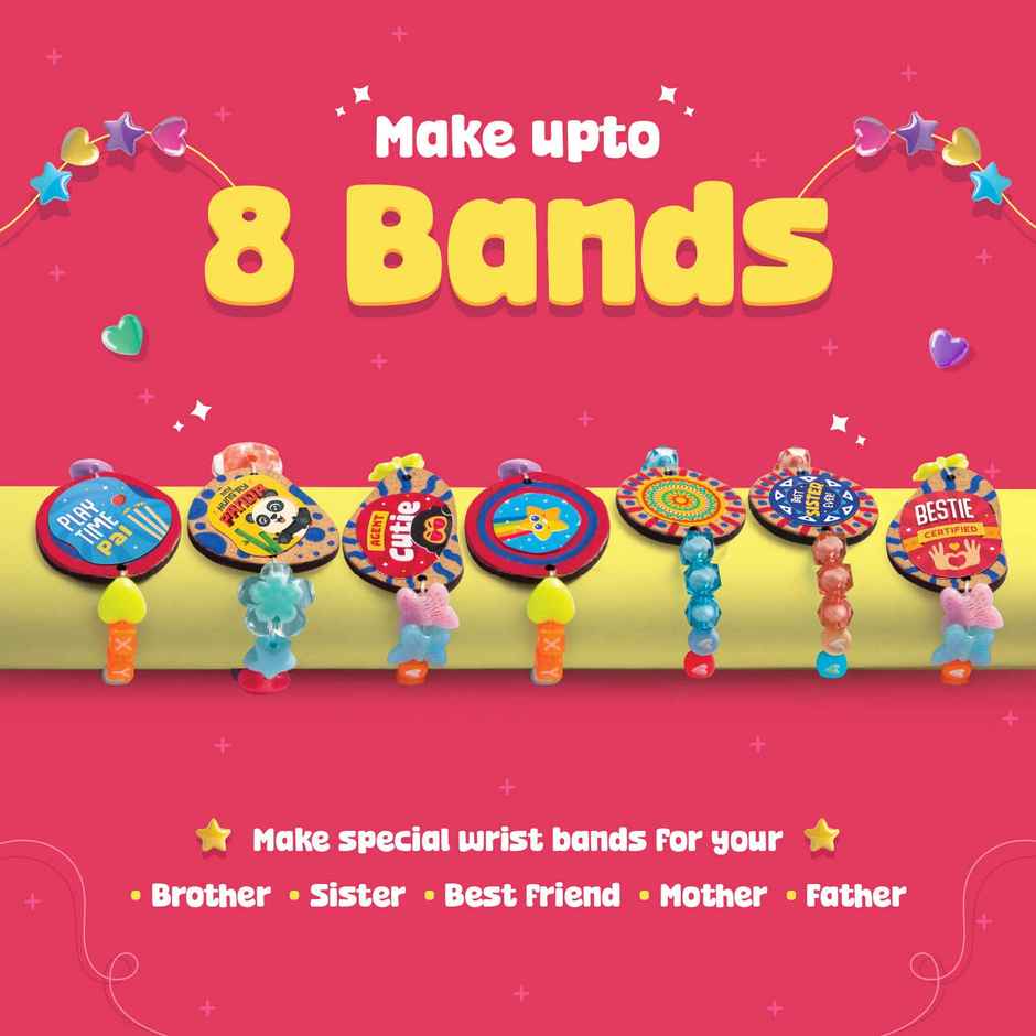 Funskool DIY Wrist Band Kit Arts and Crafts Set
