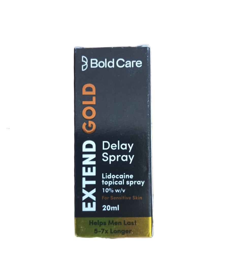  Bold Care Extend Gold Spray | Lidocaine 10% Spray For Longer Sex
