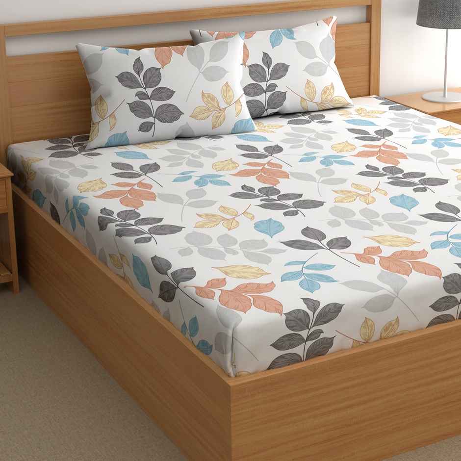 CHHAVI INDIA King Size Bedsheet With 2 Pillow Covers | Design Kb1709