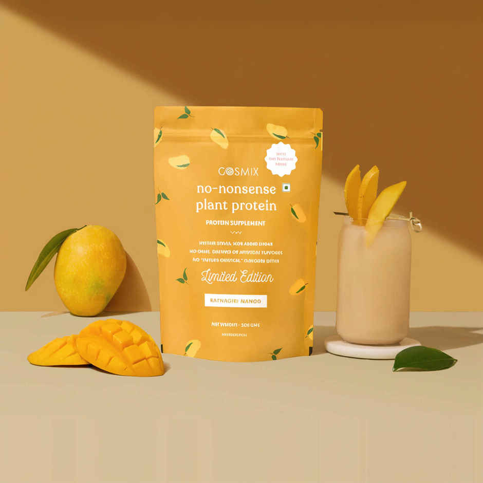 Cosmix No-Nonsense Plant Protein Ratnagiri Mango, 23g Protein