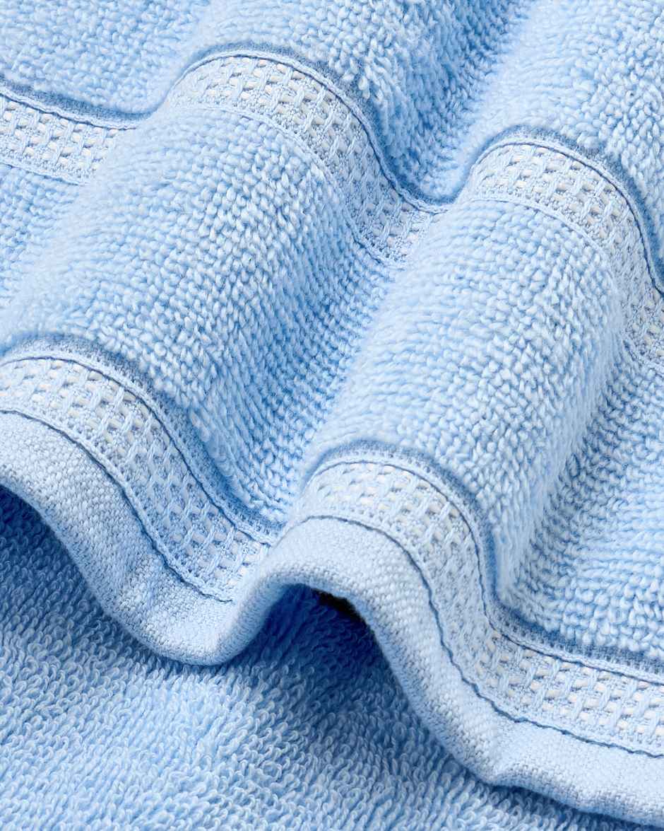 Himeya Zero Twist 350 GSM Cotton Bath Towel | Blue