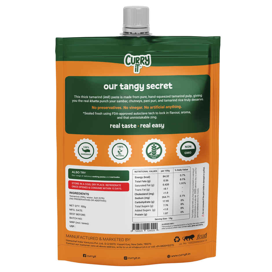 CURRYiT Tamarind Paste | Preservative Free