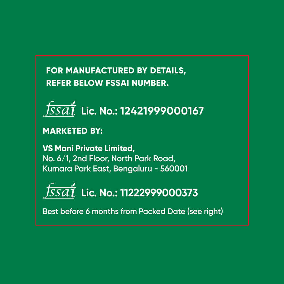 VS Mani & Co. Khara Boondi, No Palm Oil