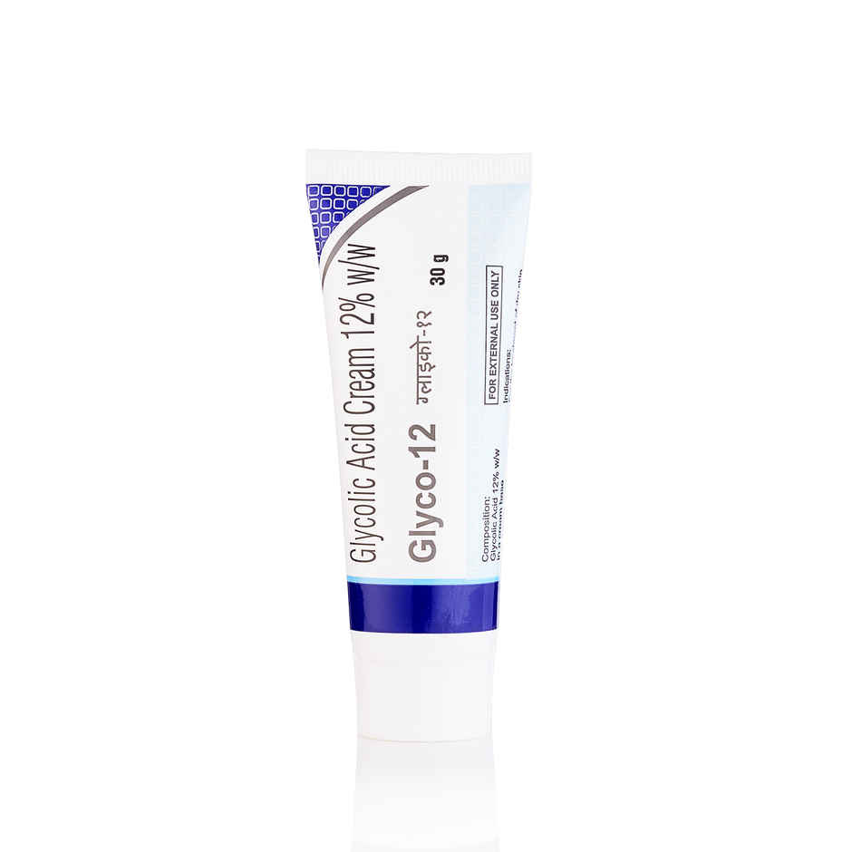 Glyco 12 Glycolic Acid 12% Cream for Pigmentation, Dark Spots, Acne Marks & Uneven Skin Tone