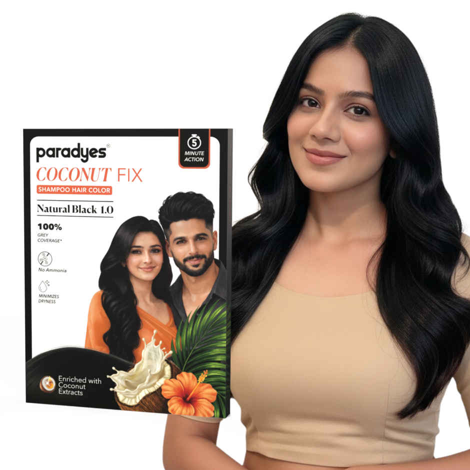 Paradyes Shampoo Hair Color | Natural Black 1.0