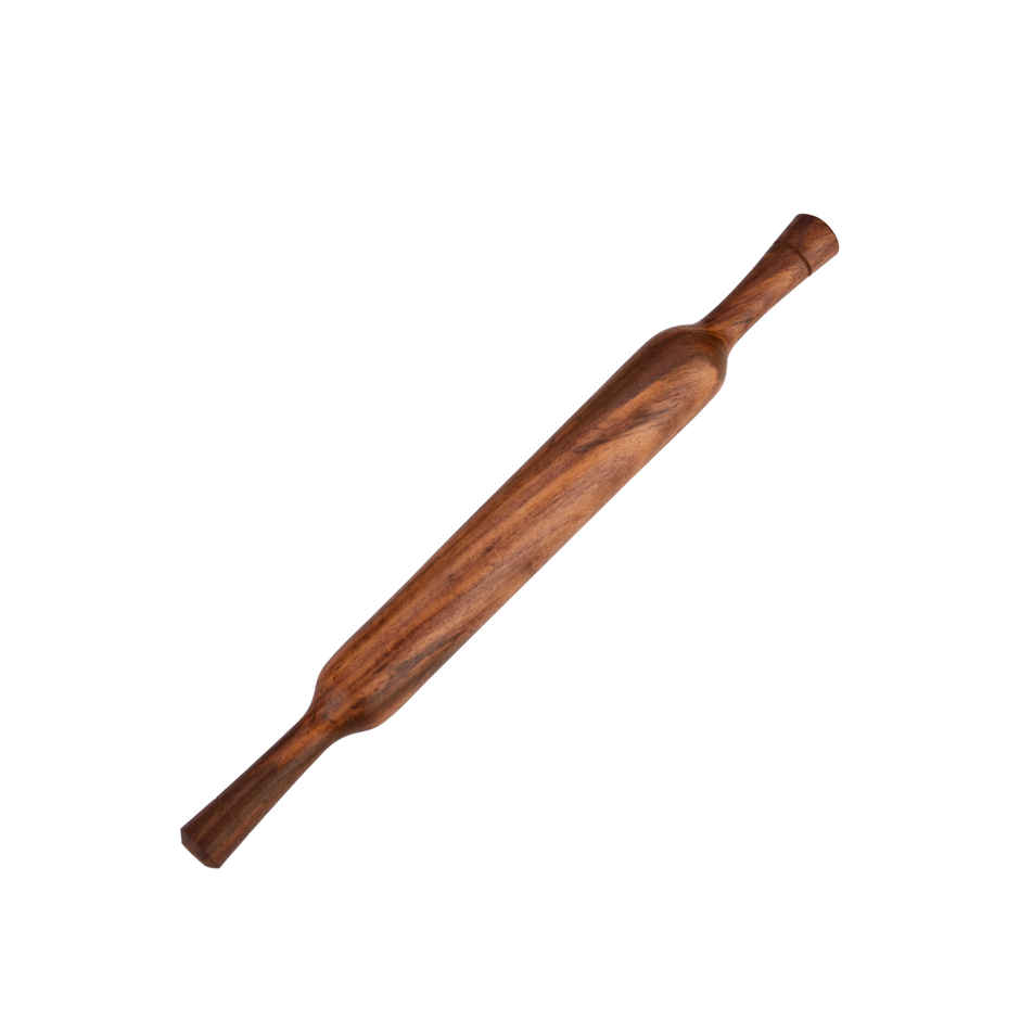 Embassy Wooden Rolling Pin /Belan (For Roti, Parathas, Puri), Premium Sheesham Wood, Natural-Finish