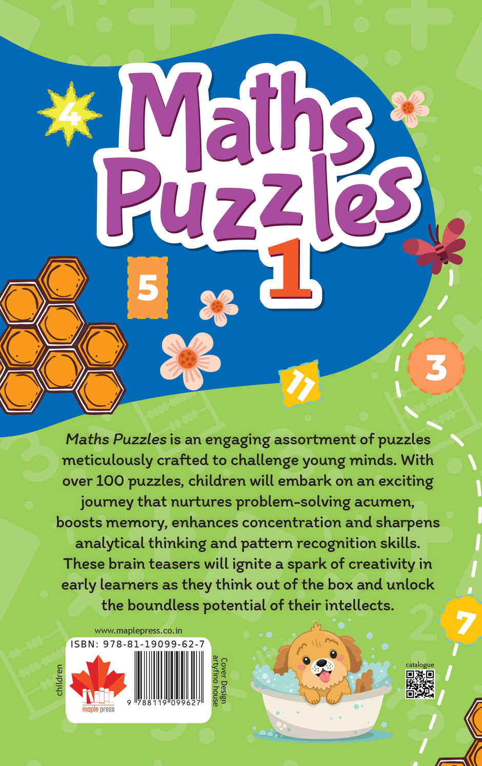 Maple Press Activity Book for Kids - Maths Puzzles | Brain Teasers & Puzzles | Brain Boosting Activity Book
