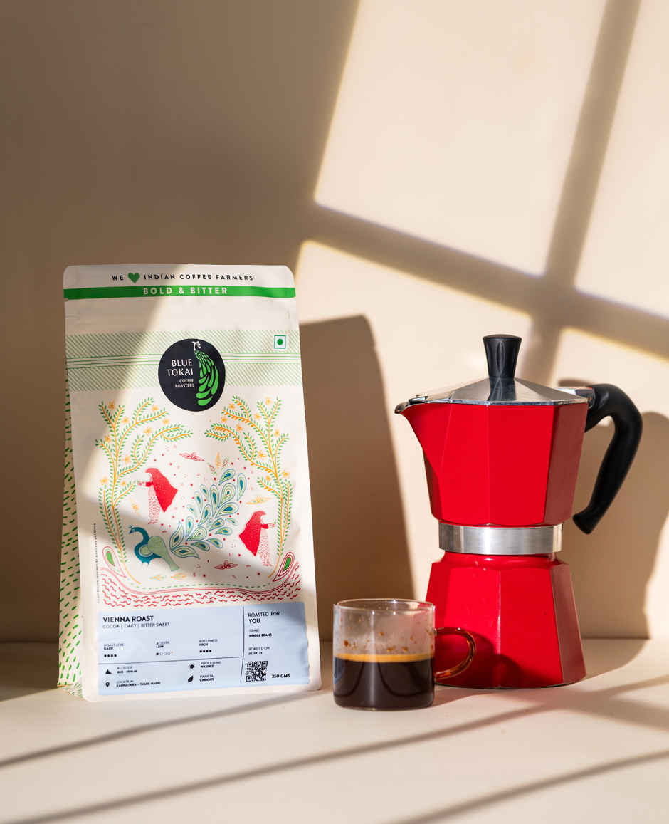 Blue Tokai Vienna Roast Whole Beans Dark Roast Coffee
