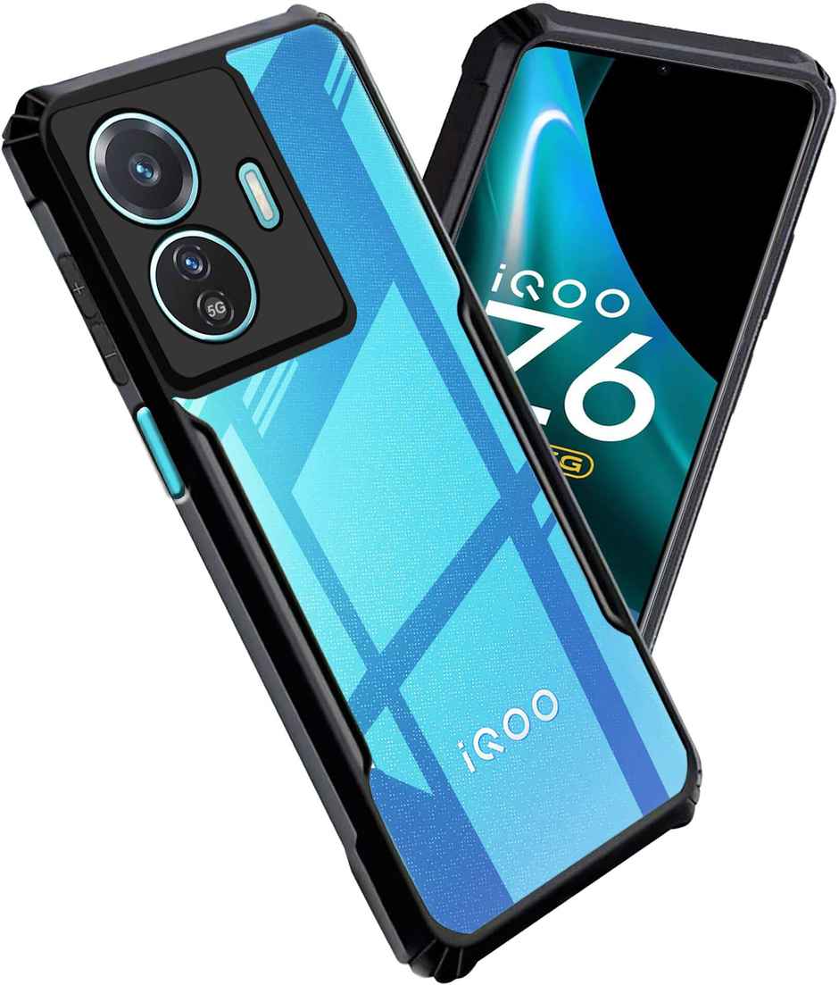 Artistque Case For Iqoo Z6 Lite 5g Back Cover - Transparent Shockproof Tpu Cover