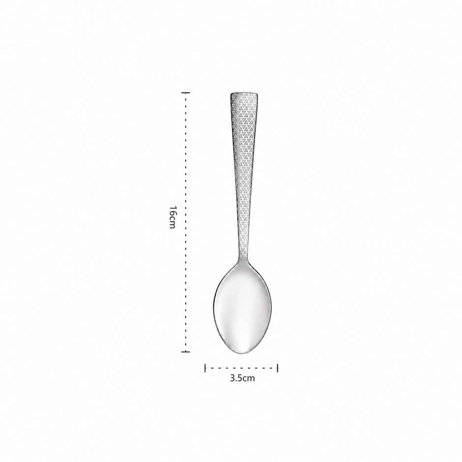 Petals 6Pcs Stainless Steel Laser Etched Master Baby Spoon