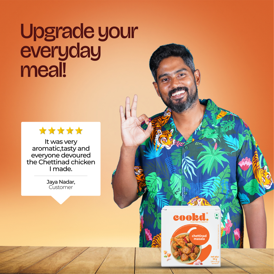 Cookd Chettinad Masala | Ready to Cook Spice Mix