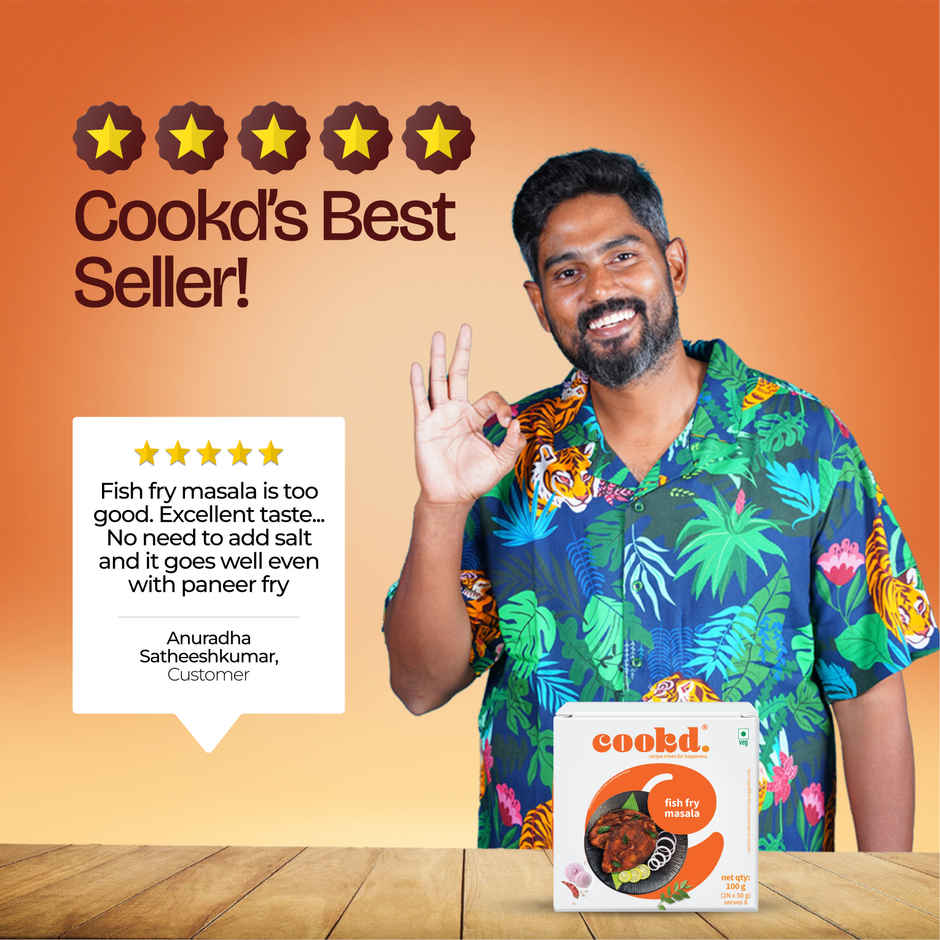 Cookd Fish Fry Masala | Ready to Cook Spice Mix