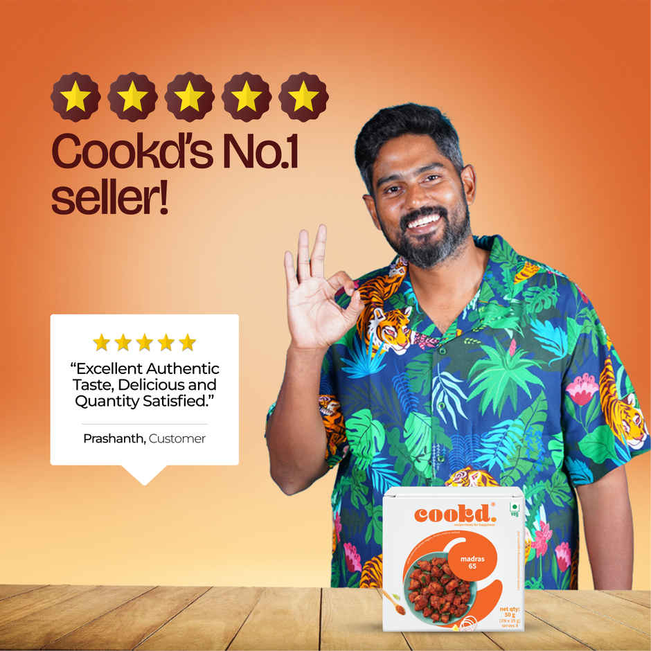 Cookd Madras 65 | Spicy & Crispy Snack