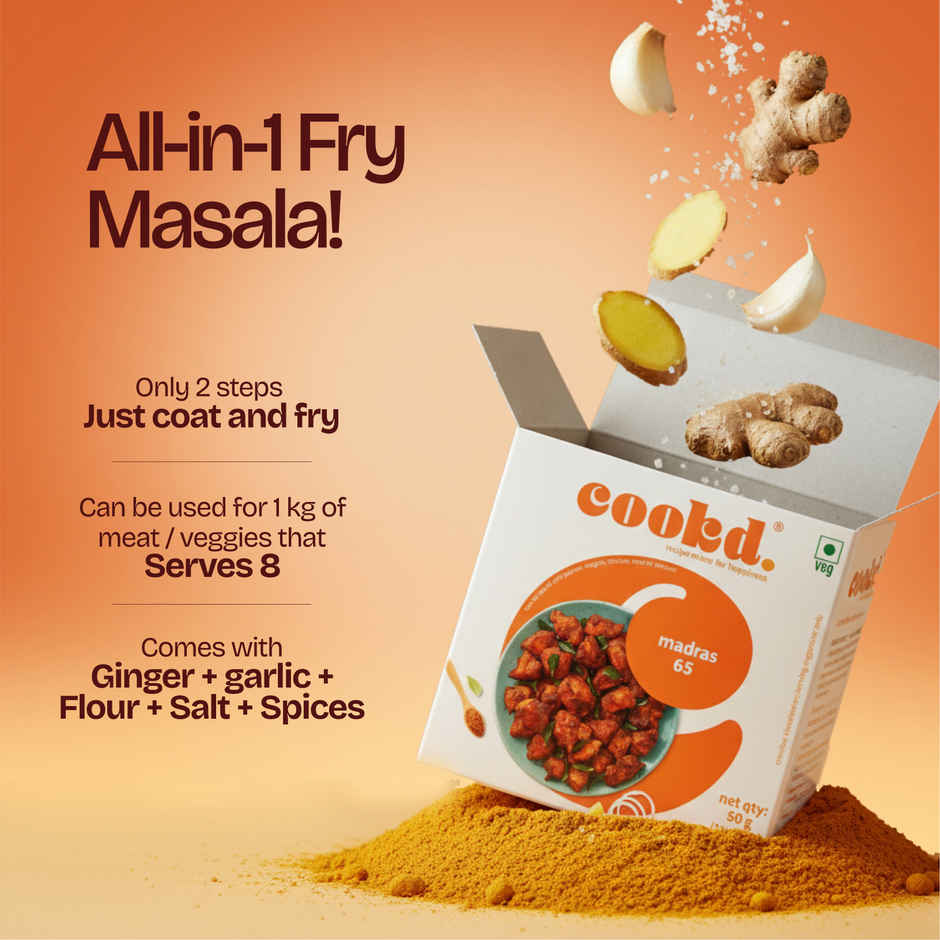 Cookd Madras 65 | Spicy & Crispy Snack
