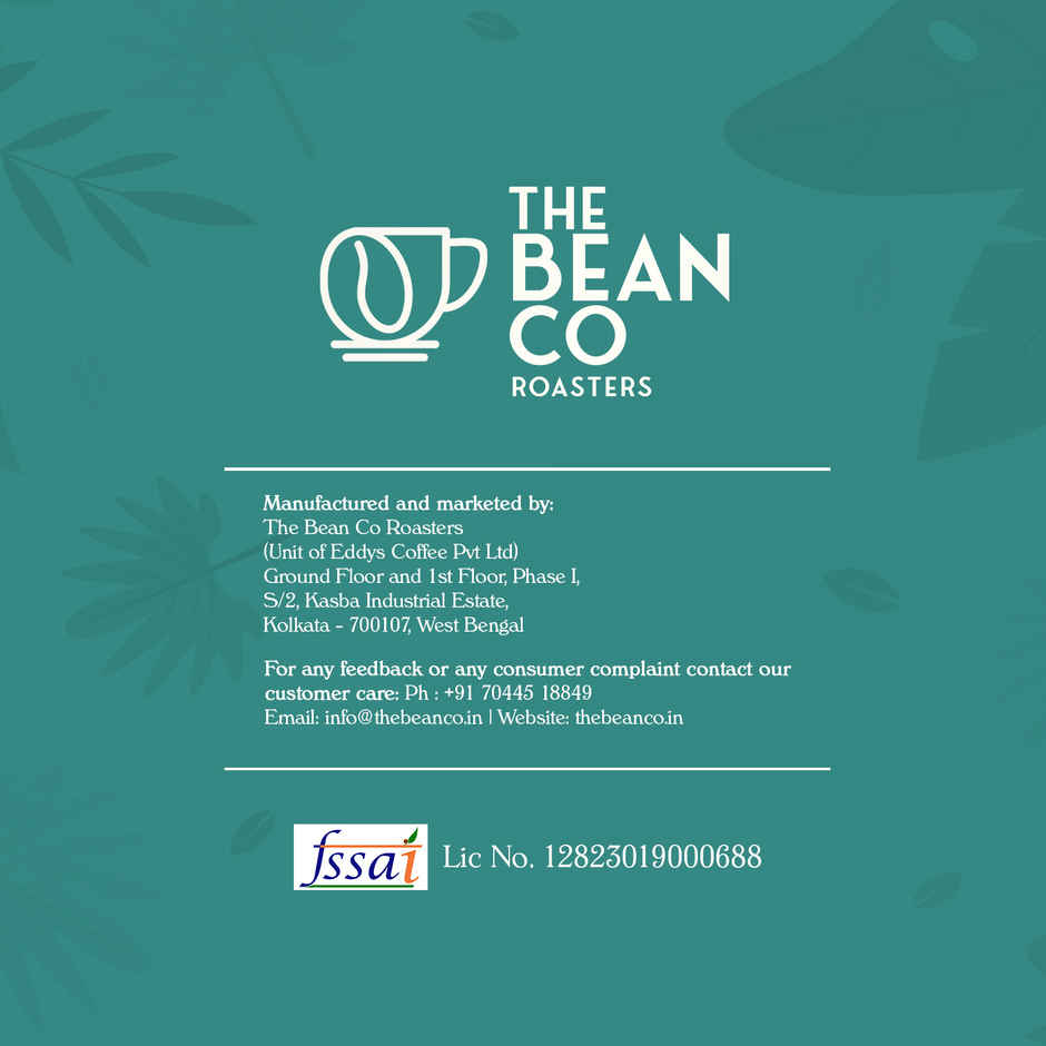 THE BEAN CO ROASTERS Espresso Blend Medium To Dark Roast 80% Arabica & 20% Robusta
